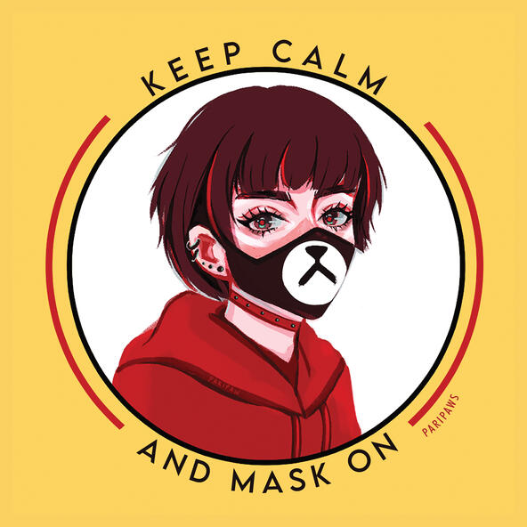 5x5 print - Mask OC by PARIPAWS