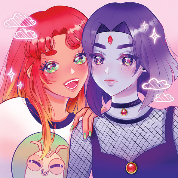 Starfire & Raven