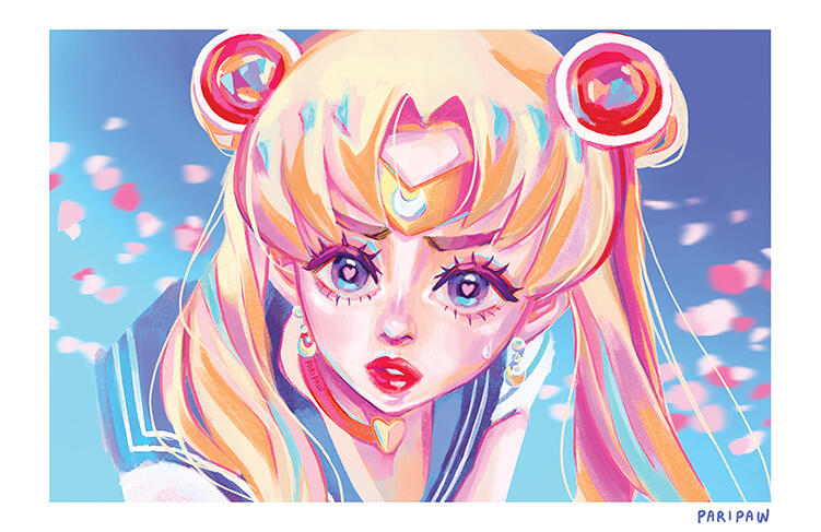 11x17 print - Sailor Moon